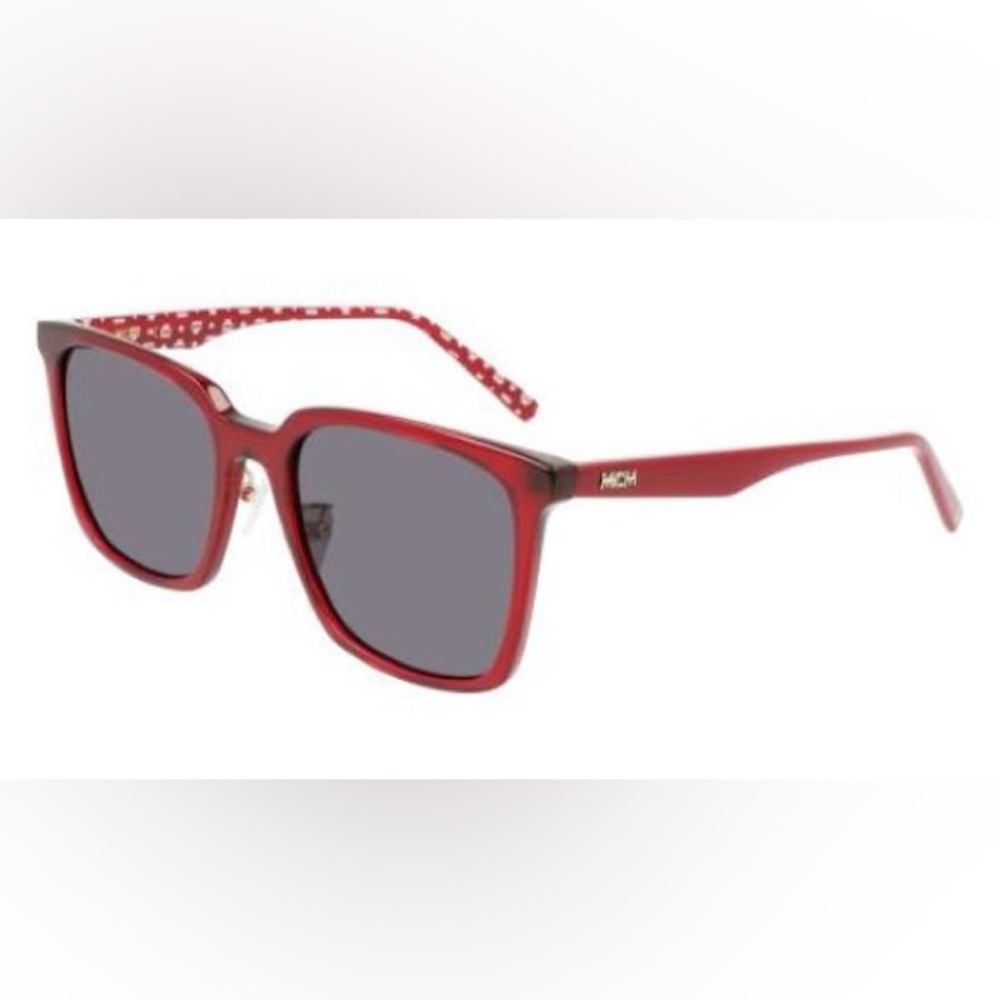 😎 MCM 56MM Burgundy Sunglasses